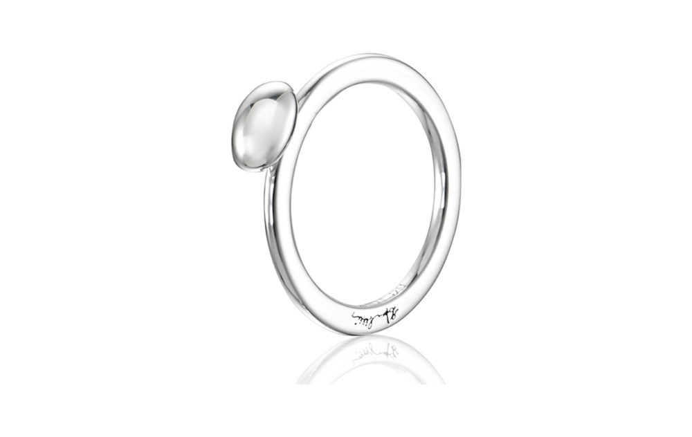 Love Bead Ring Silver