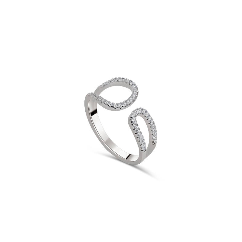 Silverring Sparkling Curve