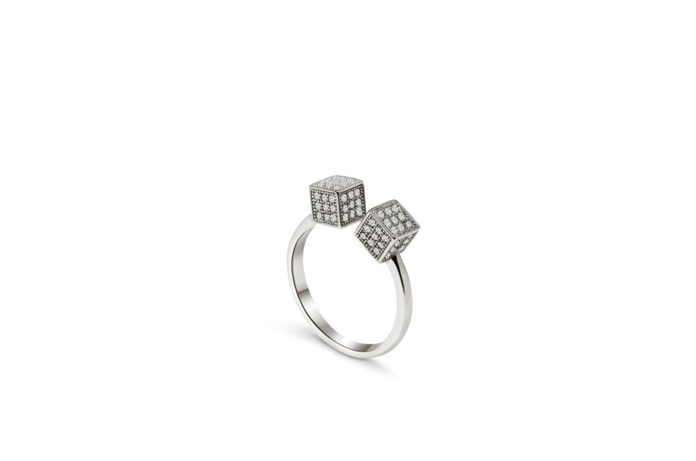 Silverring Sparkling Cube