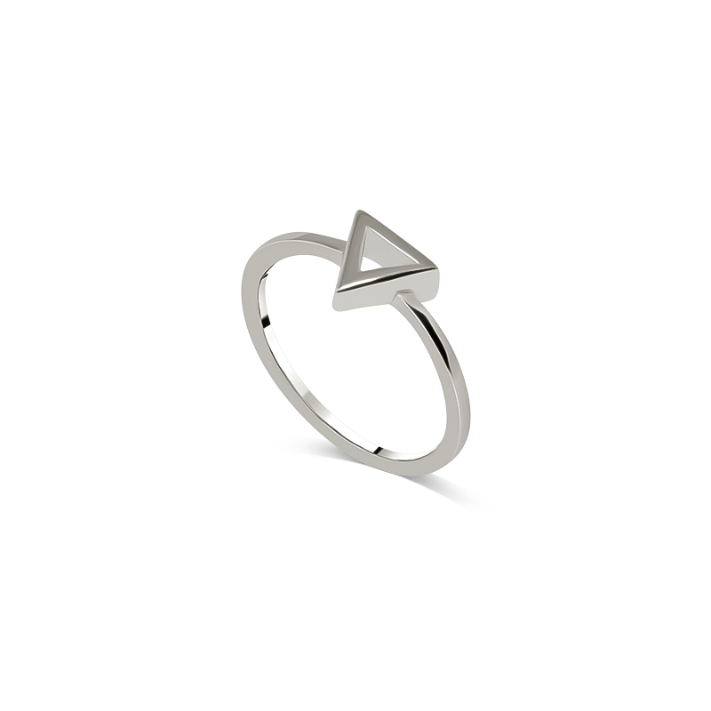 Silverring Petit Triangle