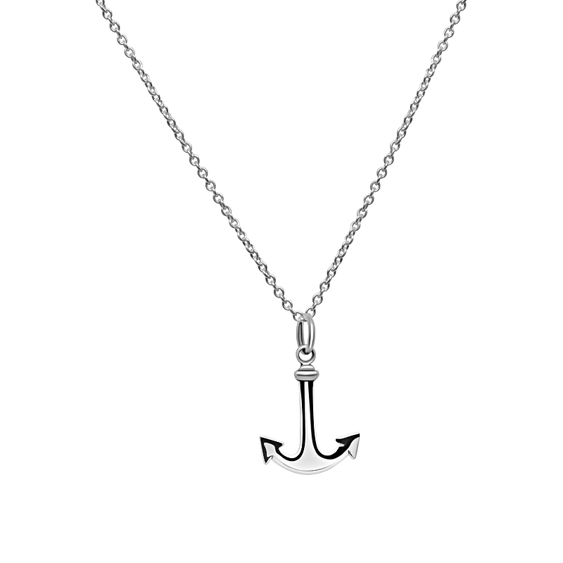 Silverhalsband ”Sail Away”