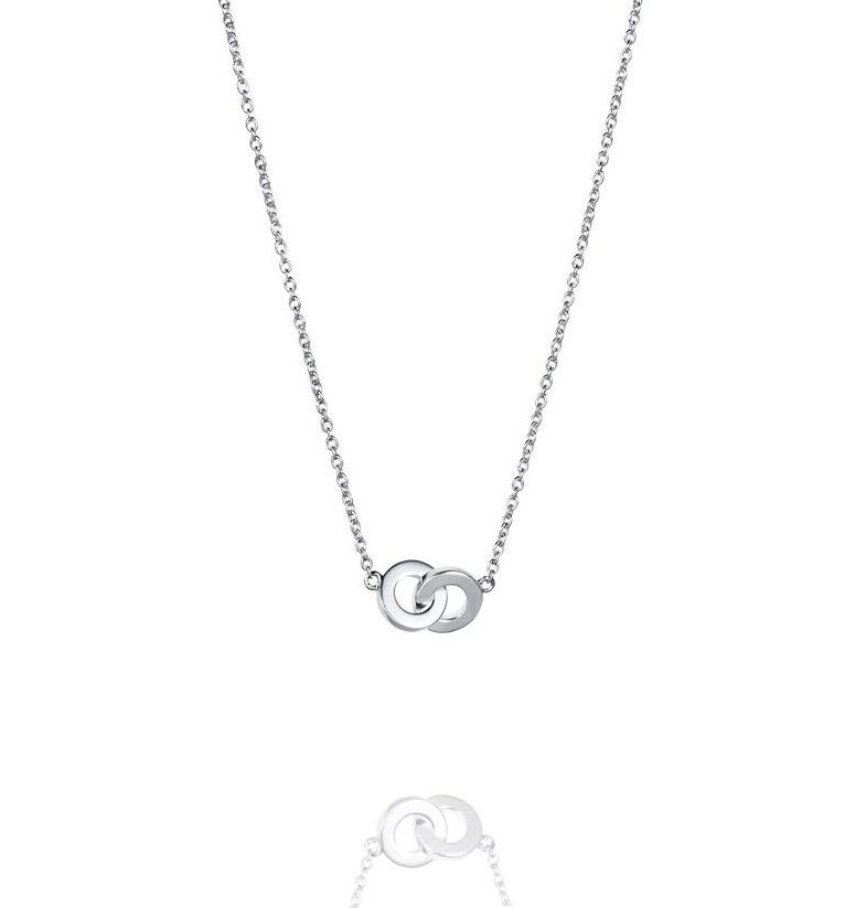 You & Me Necklace Silver