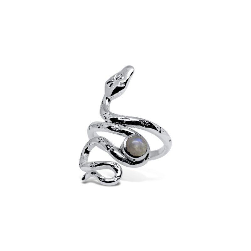 Silverring Snake Moonstone