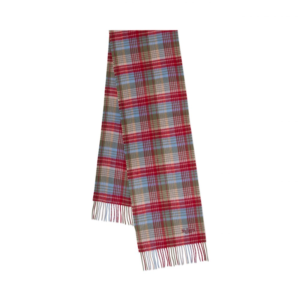 Mulberry Heritage Check Scarf