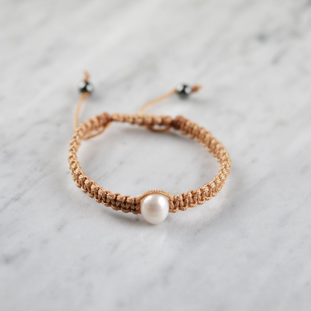 Armband ”Single pearl”