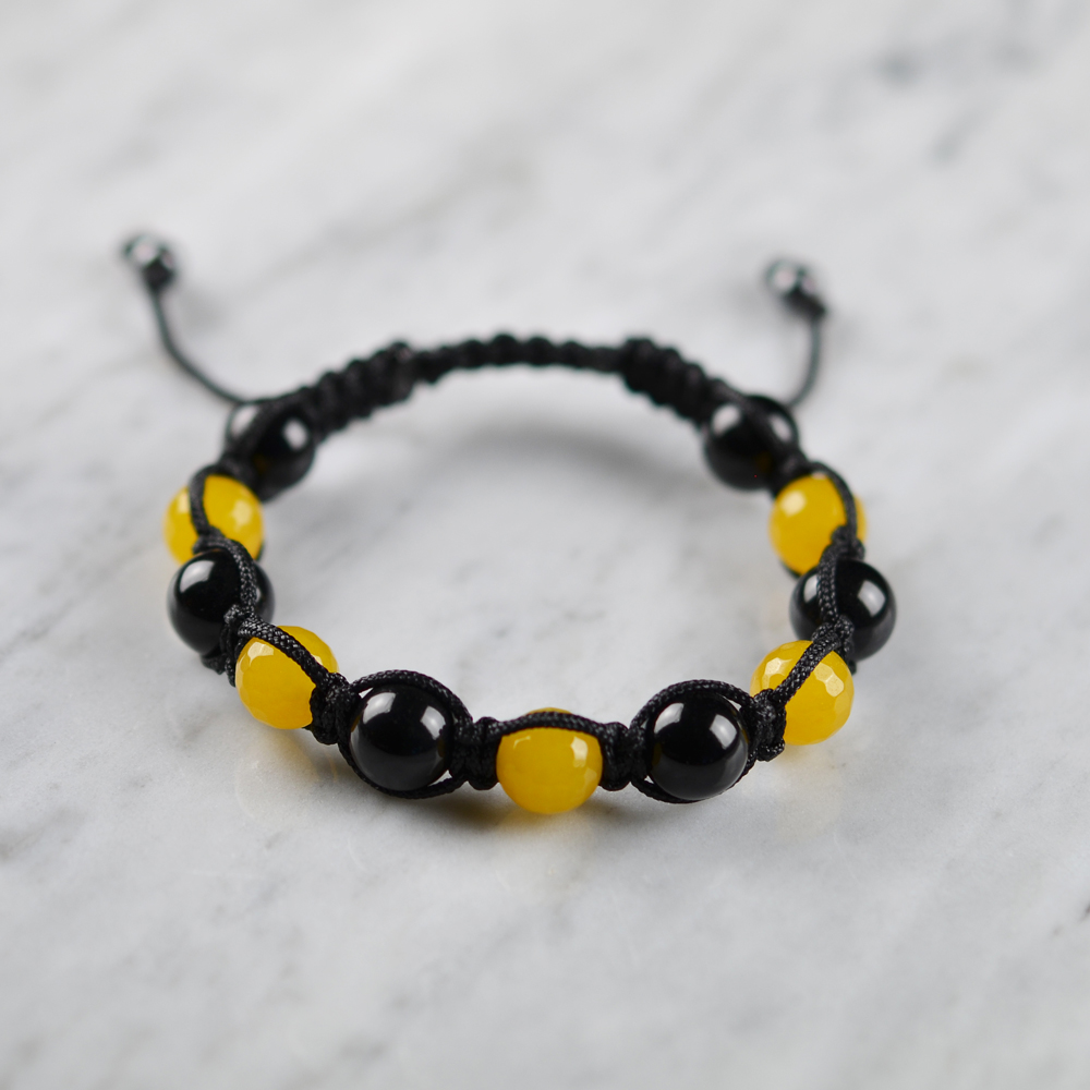 Armband ”Black & Yellow”